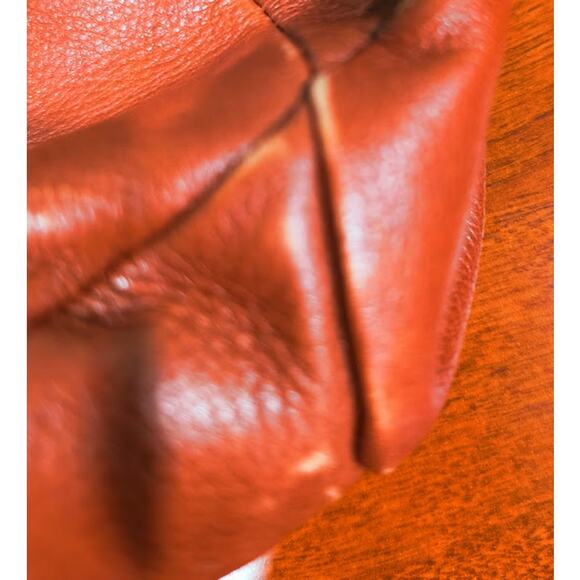 Elliott Lucca Large Soft Leather Bag with Braided Handles, Brown/Gold - Picture 4 of 10